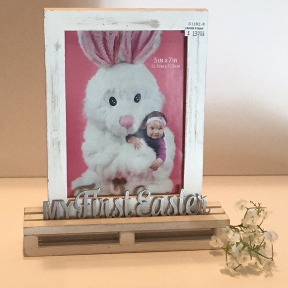 Easter Frame with Stand. My First Easter. New Baby. Home Holiday Gift, Grandma - Picture 1 of 6